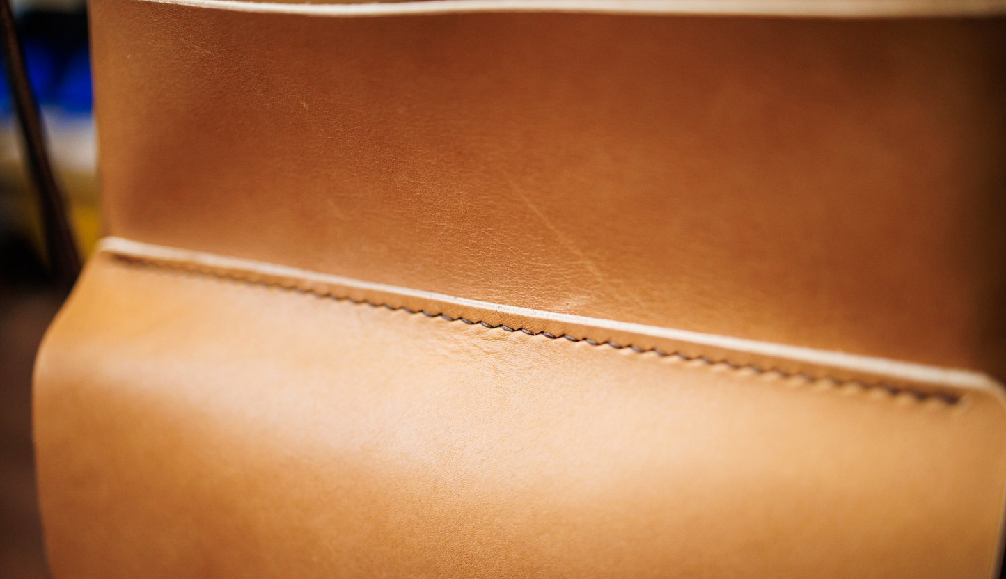 Uxbridge, Ontario - Caruso Leather - Front Pocket Large Tote Bag