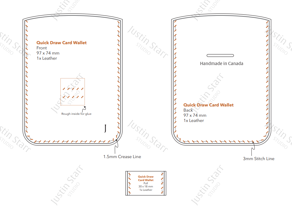 Quick Draw Wallet by Justin Starr Studio