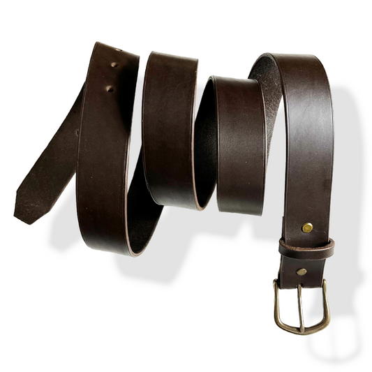 Wilfreds Latigo Belt - Casual Dress (Antique Brass Buckle)